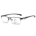 Slim Half-Rim Rectangular Glasses